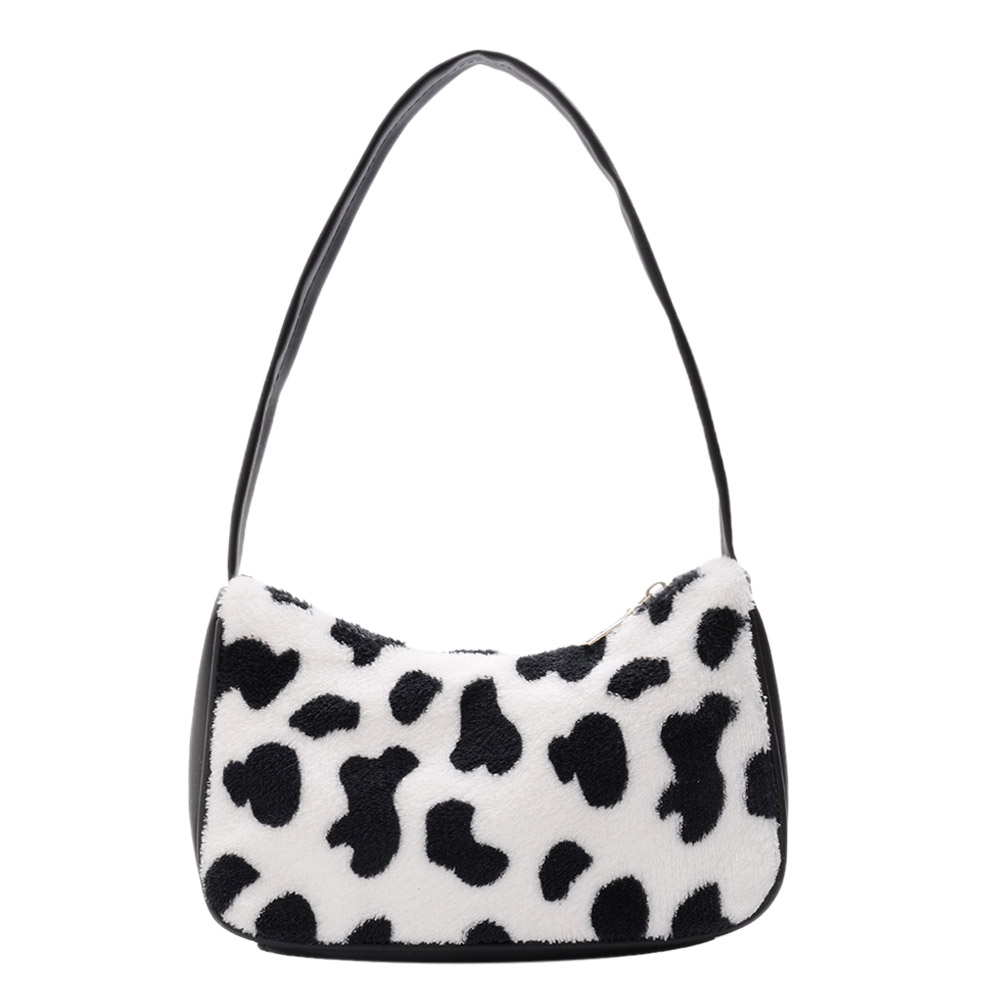 

Plush Shoulder Underarm Bags Portable Winter Handbag Totes, 501 Original