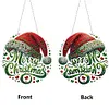 Diamond Painting Acrylic Merry Christmas Diamond Painting Hanging Pendant Ornaments