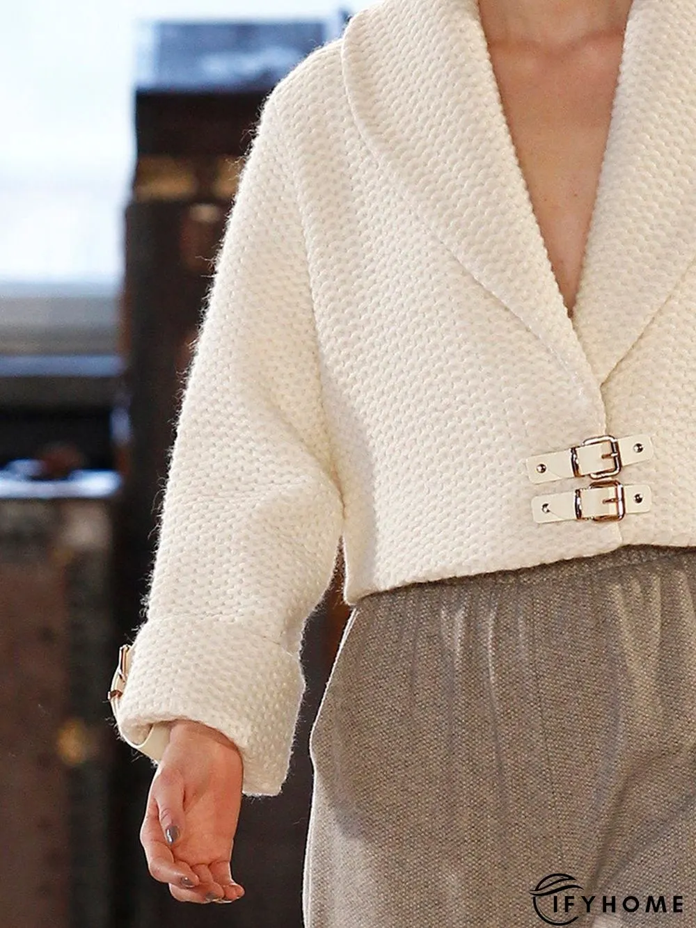 Daily Shift Long Sleeve Solid Sweater | IFYHOME