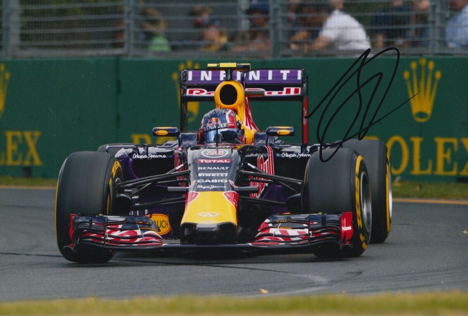 Daniil Kvyat Hand Signed 12x8 Photo Poster painting F1 Autograph Red Bull Racing 3