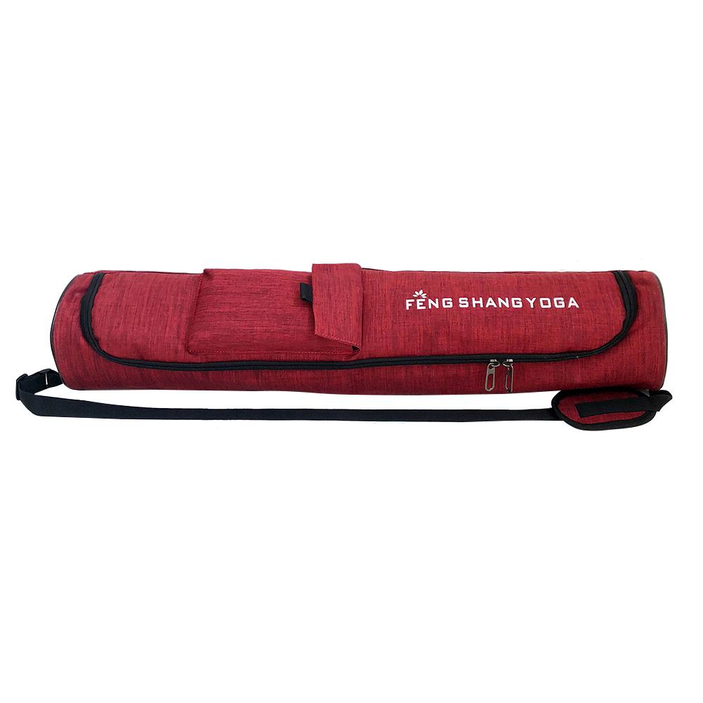 

Fashion Women Men Portable Yoga Mat Bag Carrier Shoulder Sport Bags, Red, 501 Original