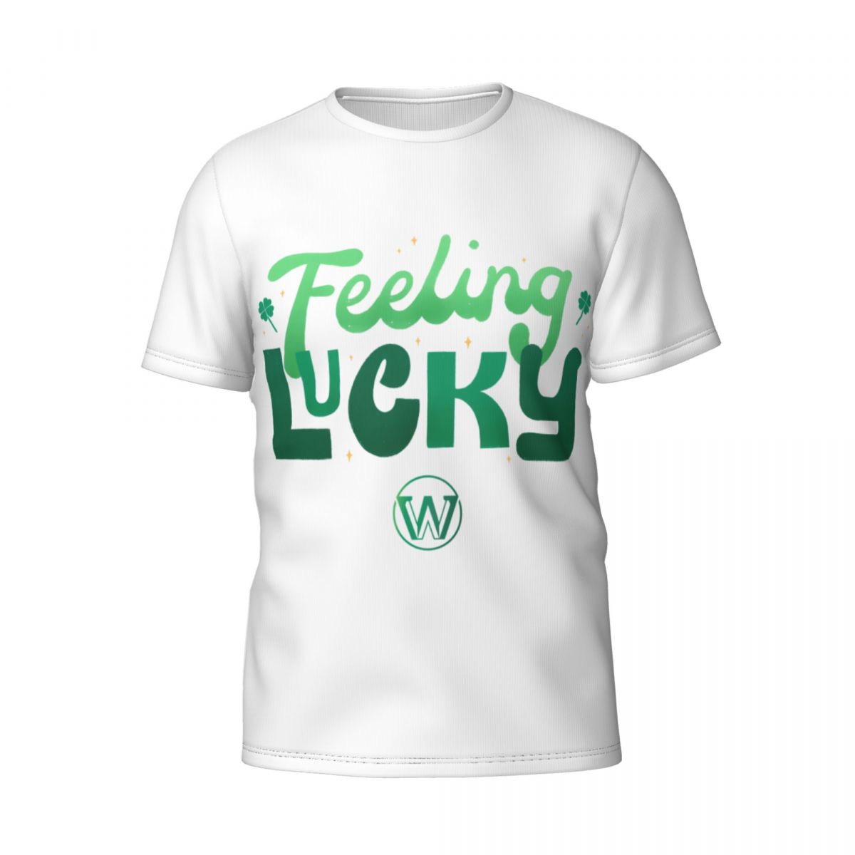 Golden State Warriors Feeling Lucky St. Patrick's Day White T-Shirt Men's