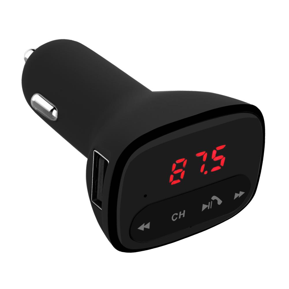 

ALLOYSEED Bluetooth FM Transmitter with Port USB 2.1A Car Charger for Phone-112162, 501 Original