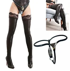 pornhint Pornhint Female Invisible Adjustable Stainless Steel Chastity Belt Panties Bondage BDSM