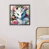 Diamond Painting -DIY Round Dril Dragon Flowers