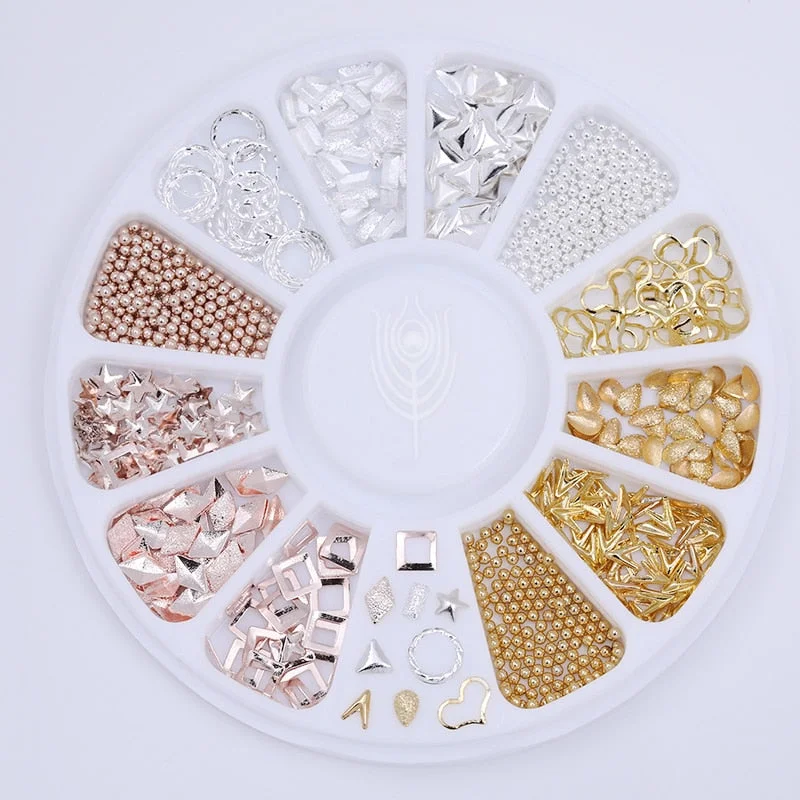 Mixed Color Chameleon Nail Rhinestone Glitter Small Irregular Beads For  Nail Art 3D Decoration Stone In Wheel DIY Tips-Nail Inspo