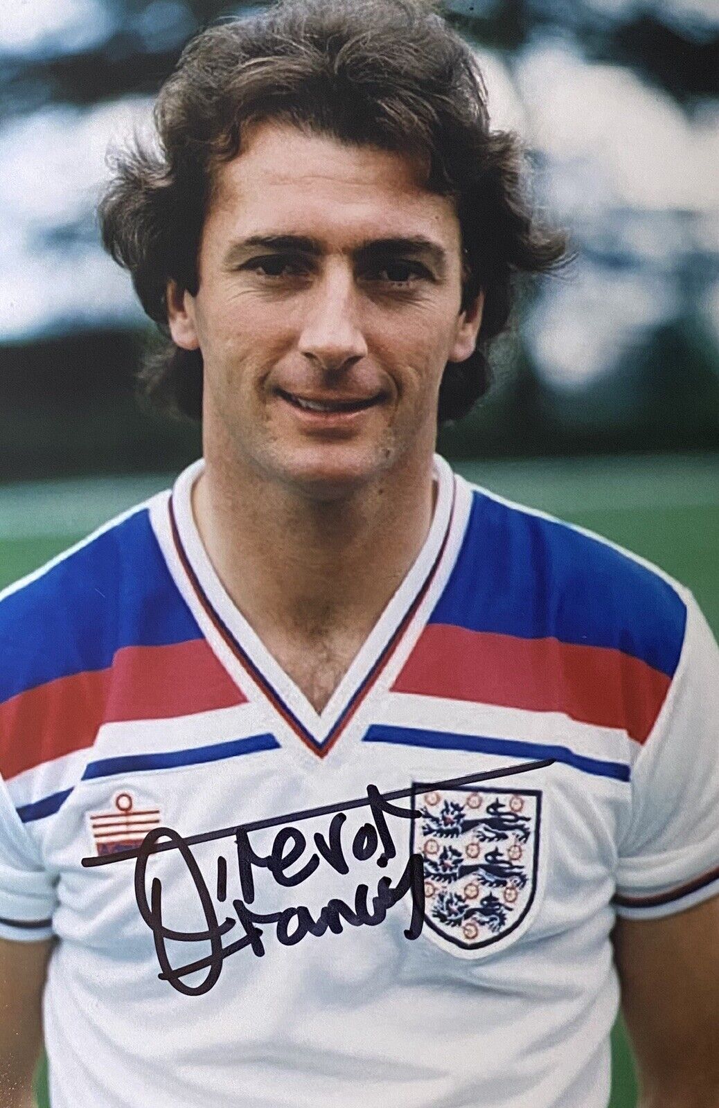 Trevor Francis Genuine Hand England 6X4 Photo Poster painting 2