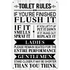 Toilet Rules - Metal Tin Signs(8*12Inch/12*16Inch)