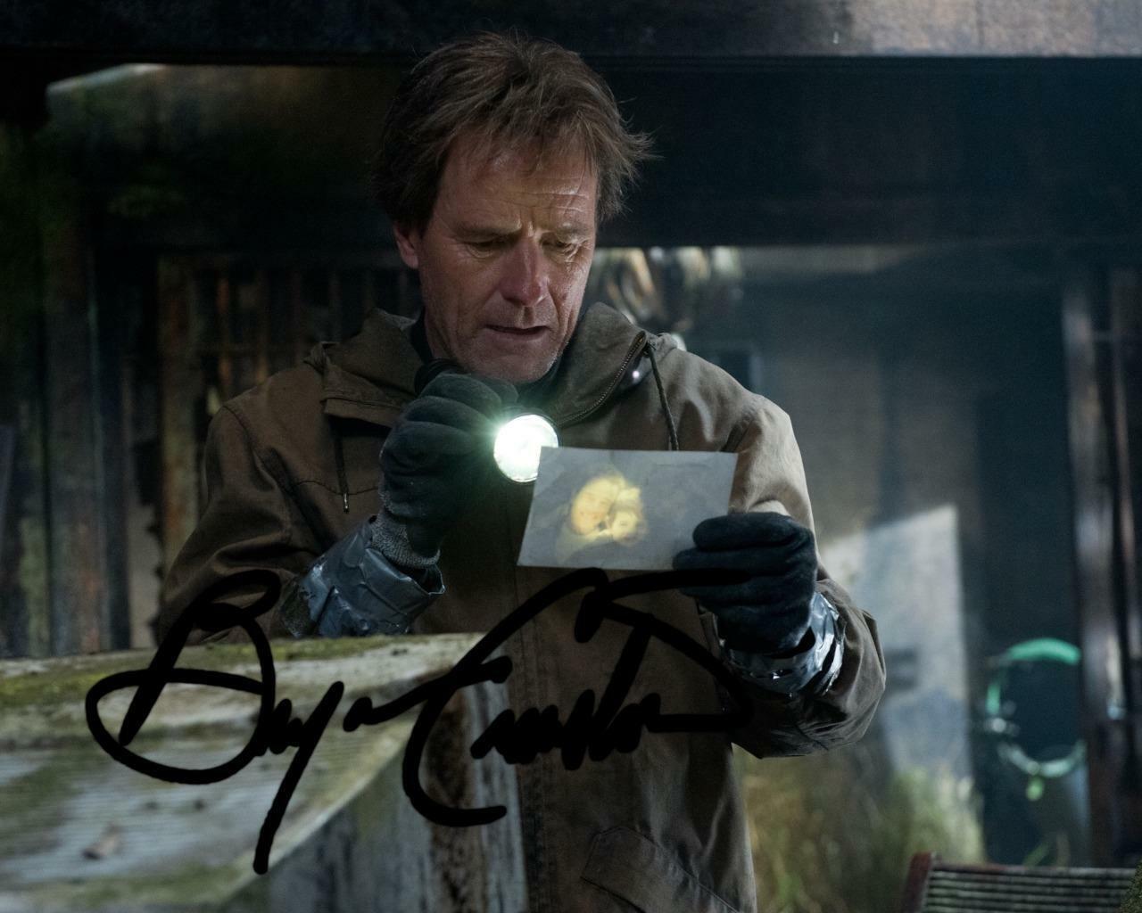 GODZILLA 2014 Brian Cranston SIGNED AUTOGRAPHED 10 X 8