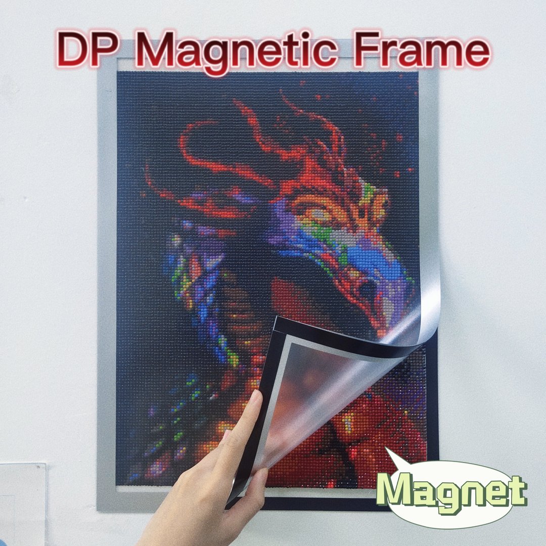 8 Pcs Diamond Frame Magnetic Frames Diamond Paintings for Adults Embroidery  Kits