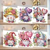 uk.everydayedeals 6Pcs DIY Diamond Painting Greeting Card - Mothers Day Gnome