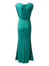 Sexy Slim Solid Color Mermaid Maxi Dress