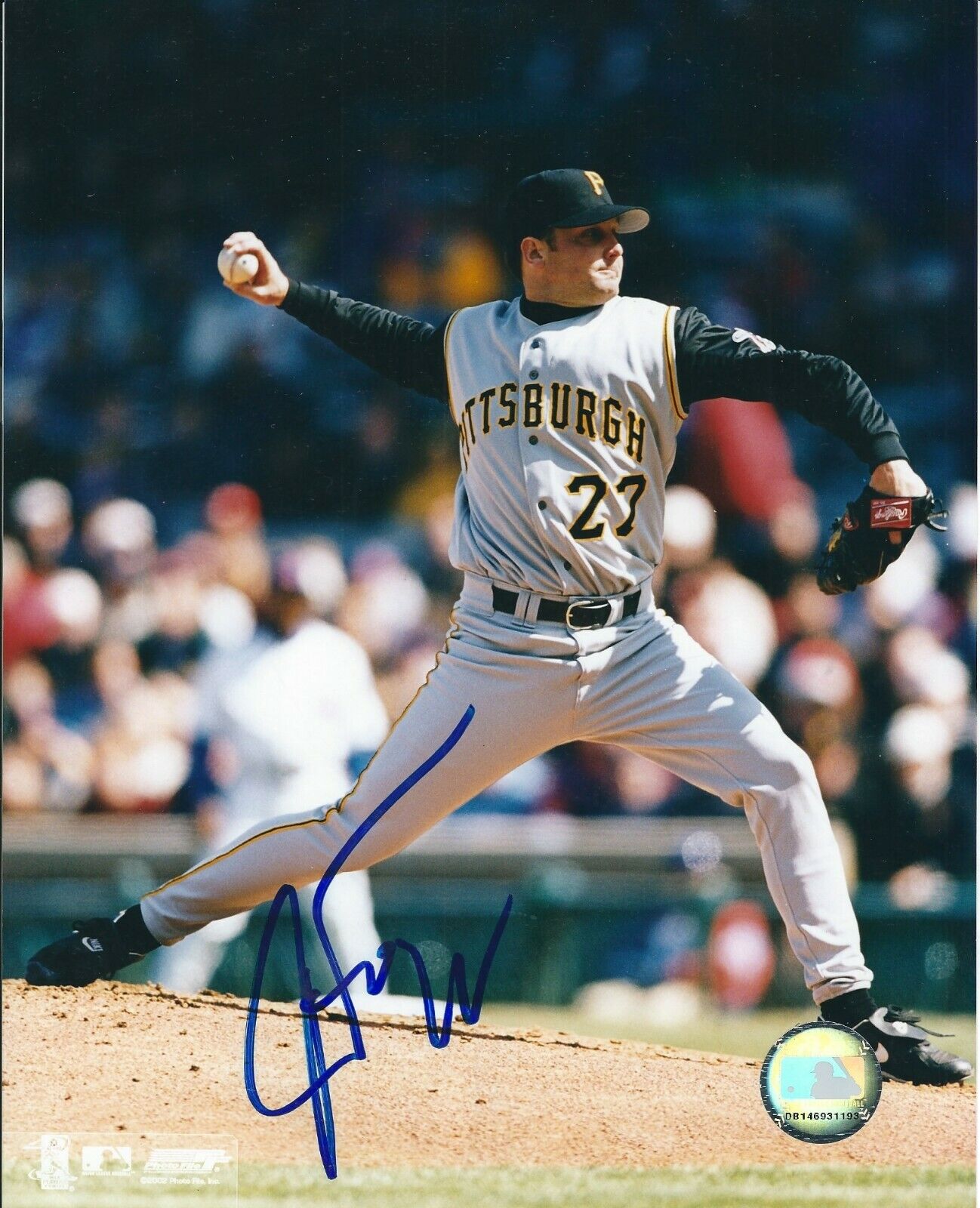 Signed 8x10 JOSH FOGG Pittsburgh Pirates Autographed Photo Poster painting - COA