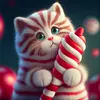 Diamond Painting -DIY Round Drill Cat