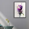 Purple Watercolor Flowers-Paint By Numbers Acrylic Painting 30*40CM(Watercolor)