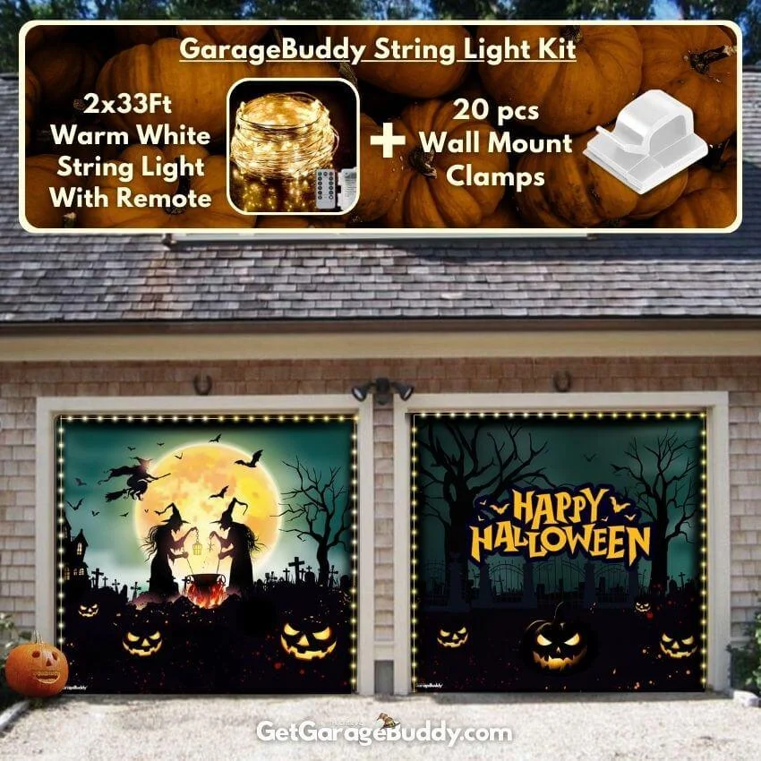 GarageBuddy Halloween Garage Door Covers