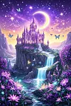 Luxury AB Velvet Diamond Painting Kit - Landscape