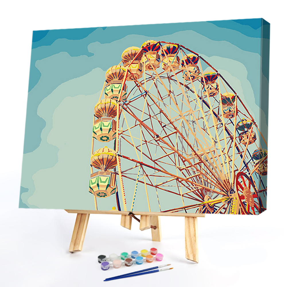 

40*30cm - Paint By Numbers - Ferris Wheel, 501 Original