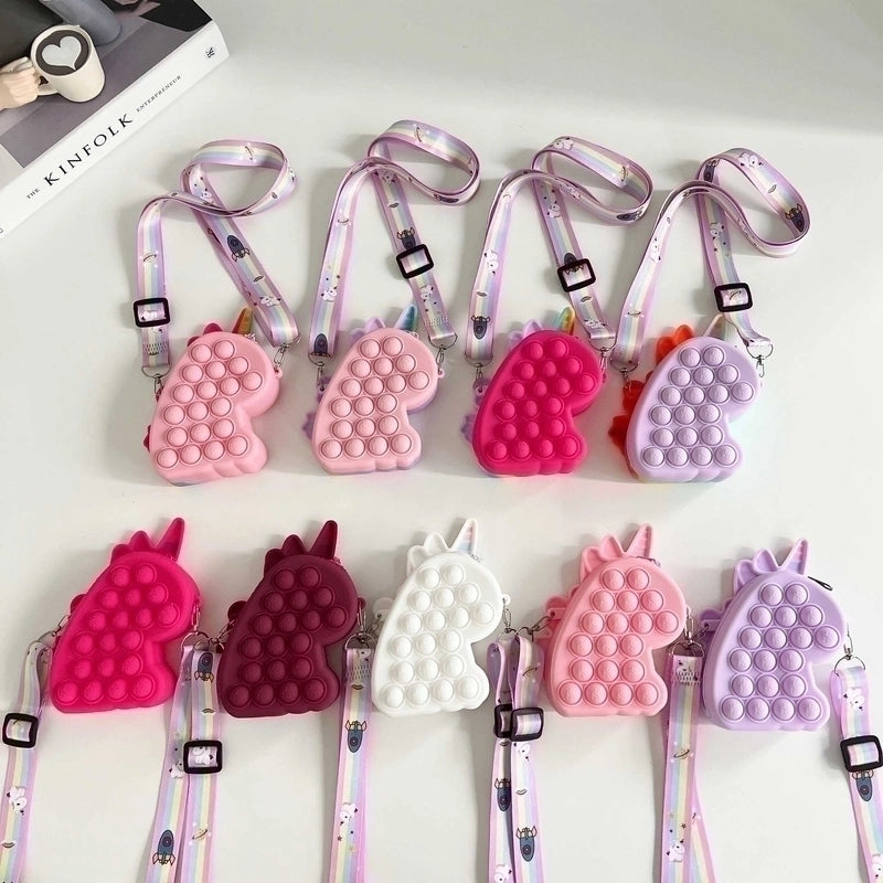 Kid’s Silica Gel Zipper Kids Wallets