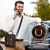 BAIGIO Schultertasche Herren Umh&auml;ngetasche Leder Herrentasche Vintage Crossbody Messenger Bag f&uuml;r Arbeit Reise Alltagsleben
