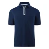 Men's Zipper Sports Polo