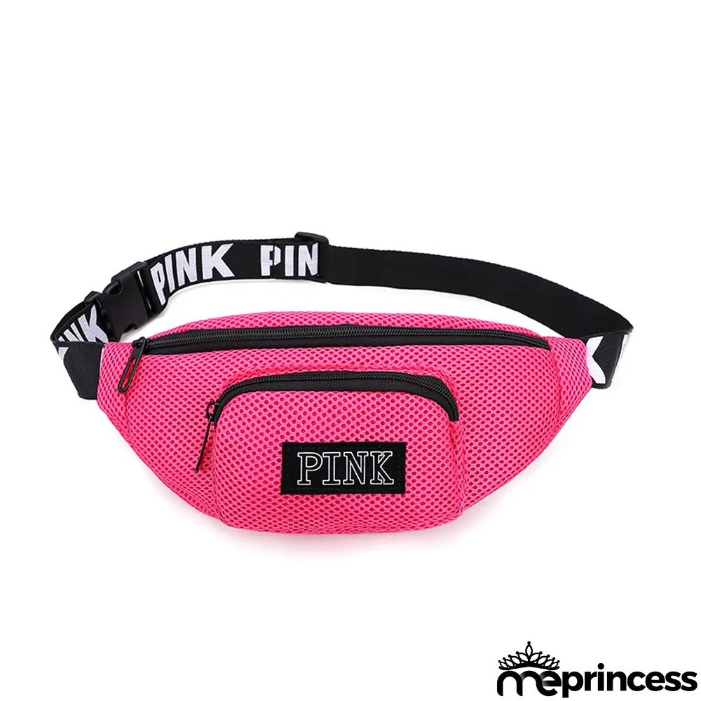 PINK Letter Sports Waist Bags