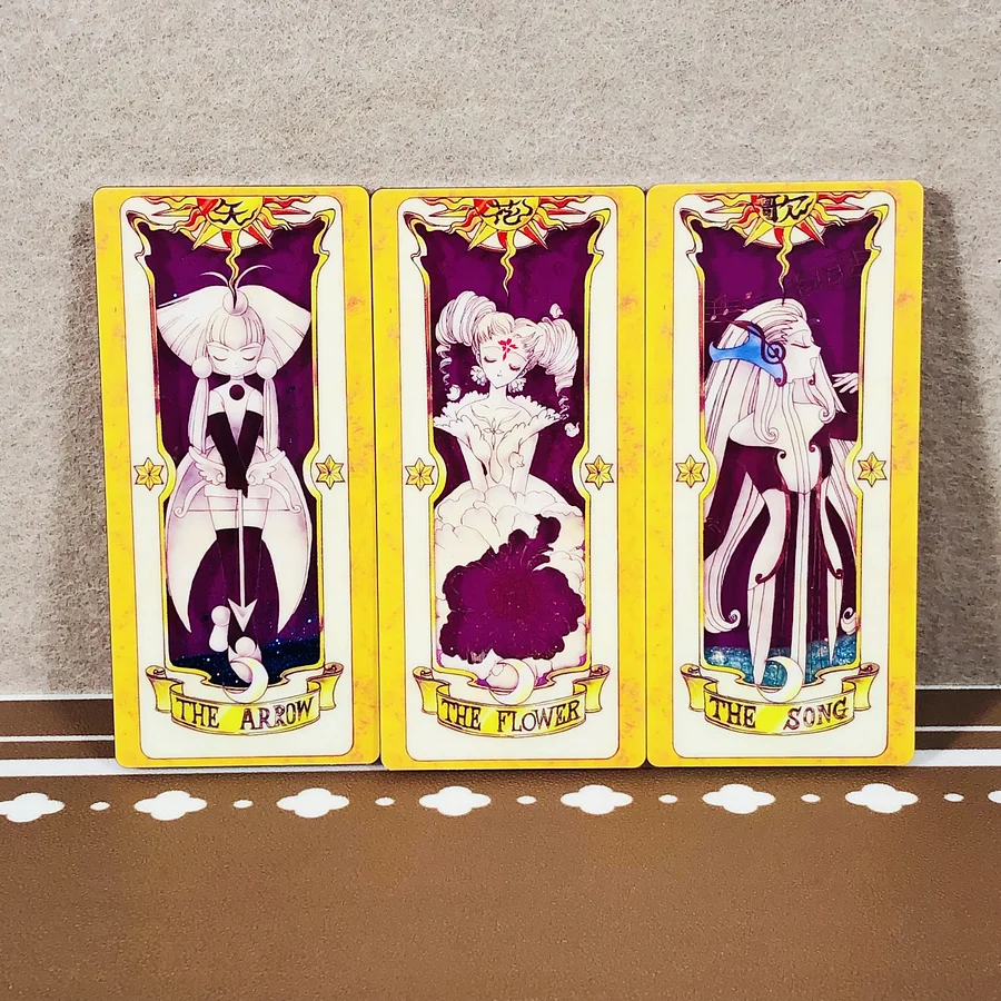 DIY Sakura quicksand Clow Card