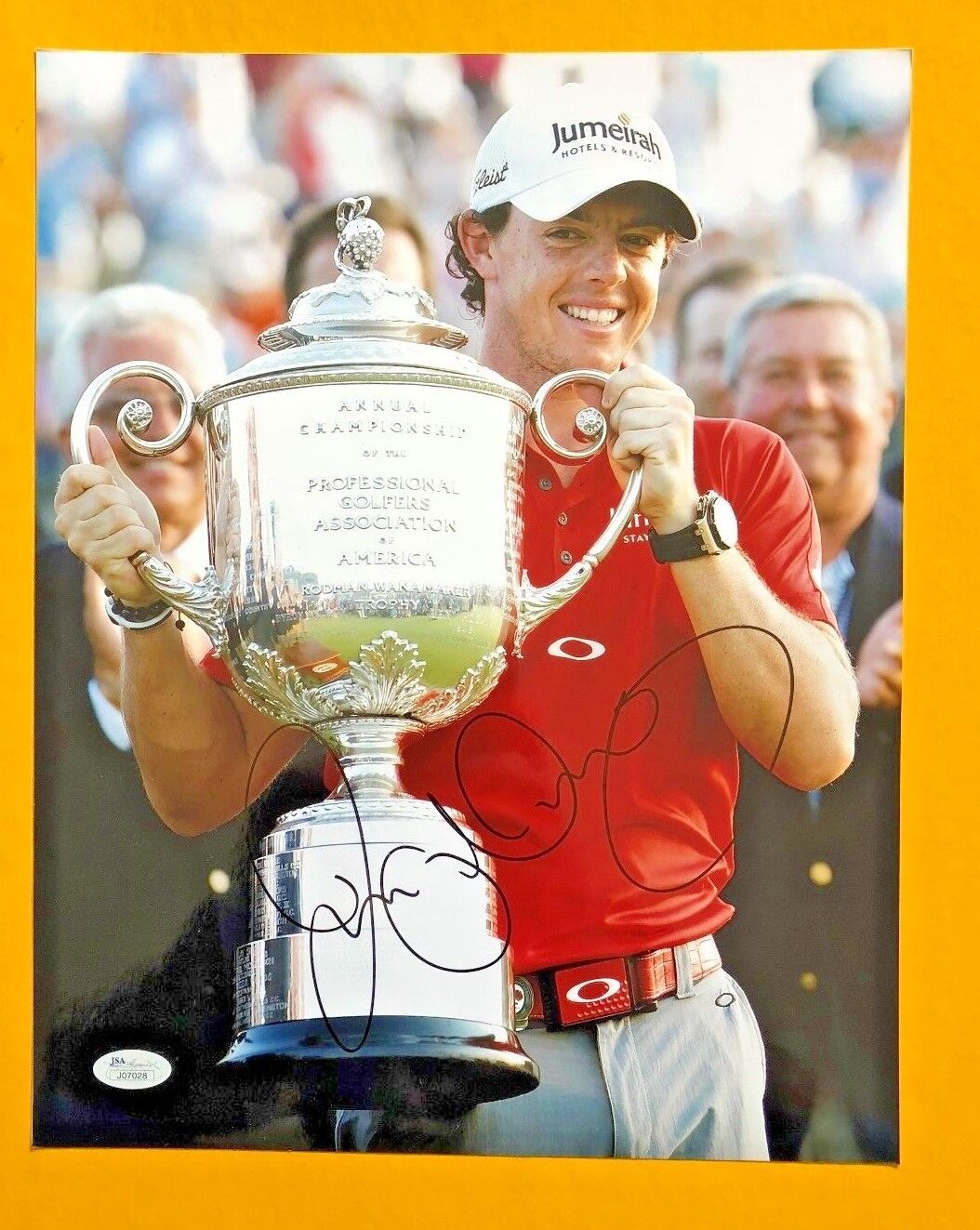 RORY MCILROY SIGNED 11 X14 PGA GOLF Photo Poster painting JSA CERTIFIED