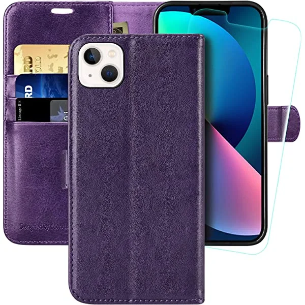 MONASAY Wallet Case for Apple iPhone 14，6.1-inch 5G