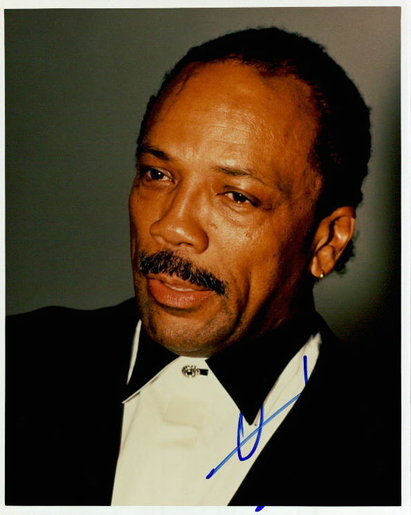 Quincy Jones vintage in-person signed 8x10 Photo Poster painting COA