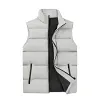 Men's Classic Stand Collar Puffer Vest - Lightweight Padded Outerwear Bodywarmer Body Warmer with Pockets by Inlyline
