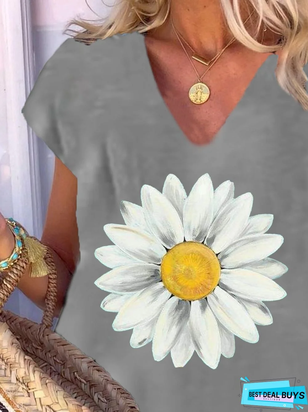 New Women Chic Vintage Boho Hippie Shift Short Sleeve Casual Weaving Tunic Dress