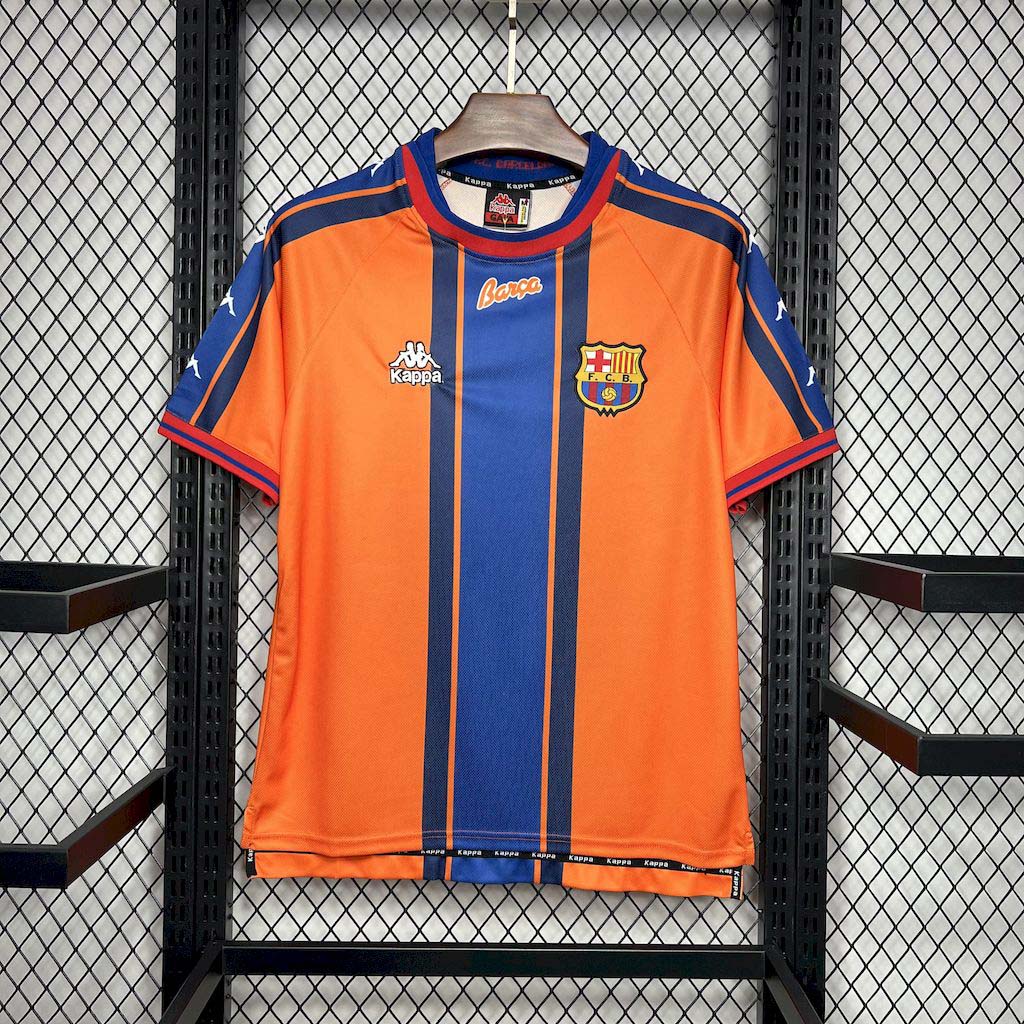 1997-1998 Retro Barcelona Away Football Shirt 1:1 Thai Quality