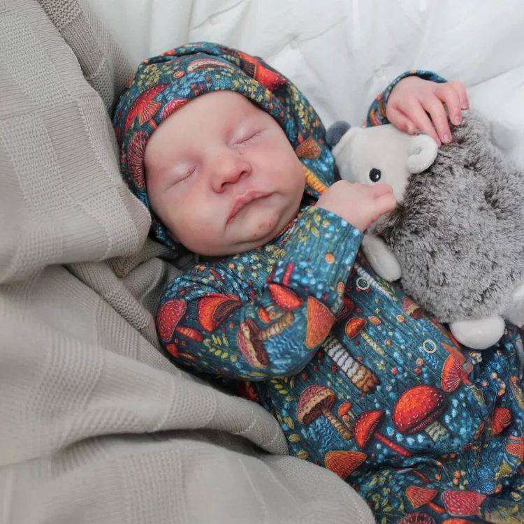 [New] 20" Sleeping Reborn Boy Cute Truly Handmade Reborn Doll Datial：Realistic Reborn Baby Dolls By Rsgdolls®
