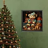 Diamond Painting-Round AB Drill Xmas Gift Bear(45*45CM)