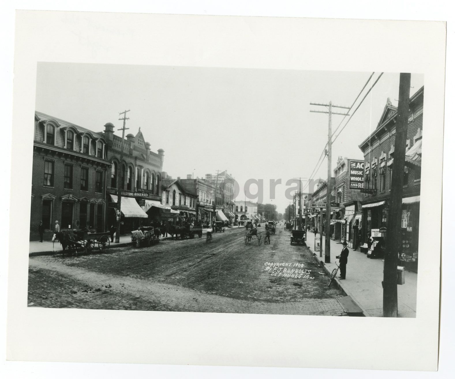 Nebraska History - Frederick J. Bandholts Vintage 8x10 Publication Photo Poster painting