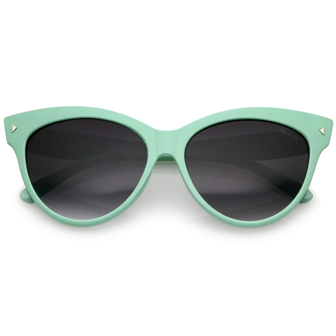 Women's Mod Oversize Horn Rimmed Cat Eye glasses 52mm