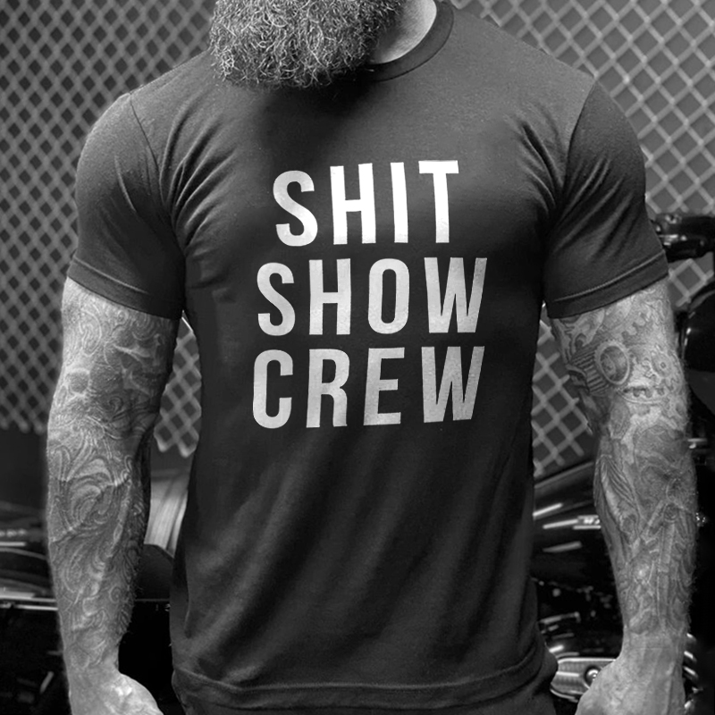 Livereid Shit Show Crew Printed Men's T-shirt - Livereid