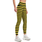 SFNEEWHO Bumble Bee Tights Inspired Women Yoga Print Wideband Waist Sports  Leggings Running Pant 26.24