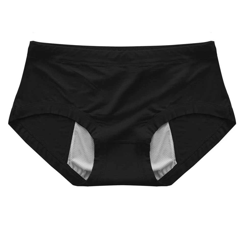Women's Physiological Safety Pants Cotton Breathable Leak-proof Panties Girls Mid-waist Intimate Lingerie Breathable Briefs
