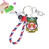 Diamond Painting PET Double Sided Football Club Keyring for Home Birthday Party Decor