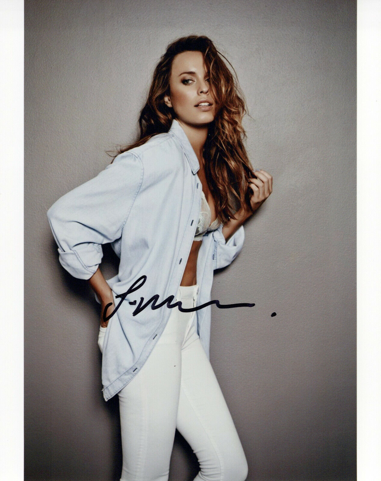 Jessica McNamee glamour shot autographed Photo Poster painting signed 8x10 #5