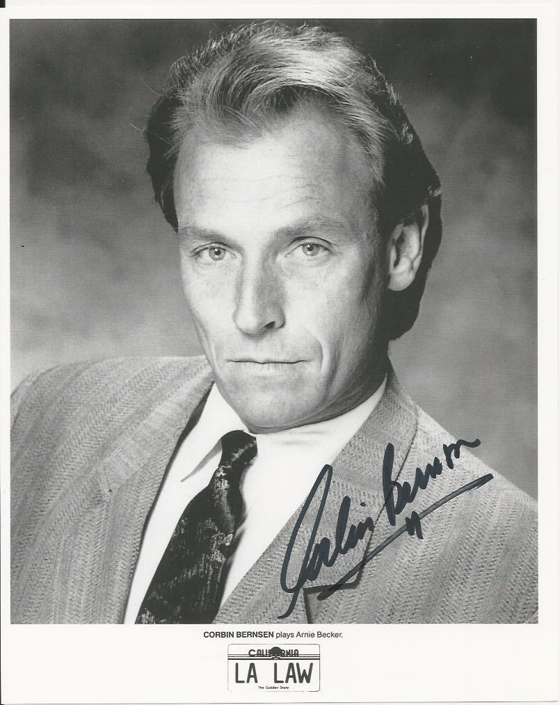 Corbin Bernsen - L.A. Law signed Photo Poster painting