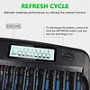 12-slot LCD Smart Battery Charger, Universal For No. 5 And No. 7, Self-Stop Power Display When Full, KTV Microphone