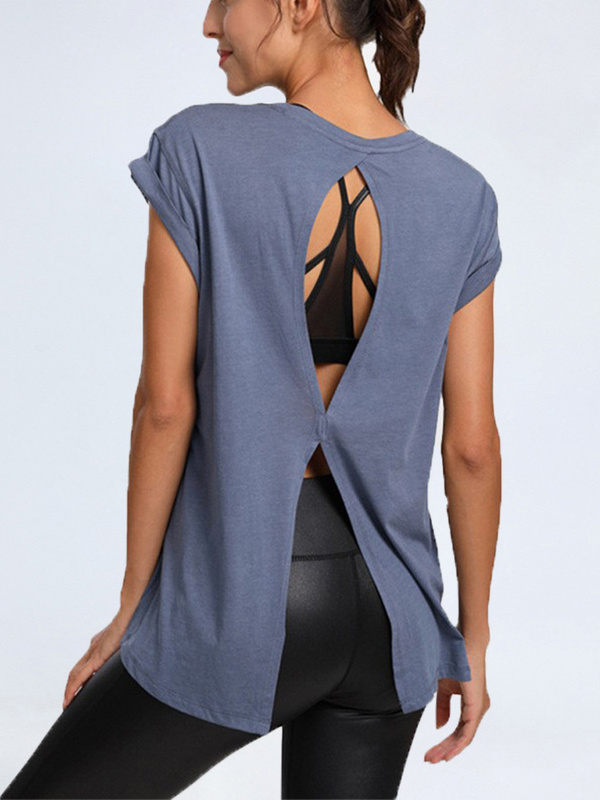 Loose Beauty Back Sexy Split Fitness Yoga Women