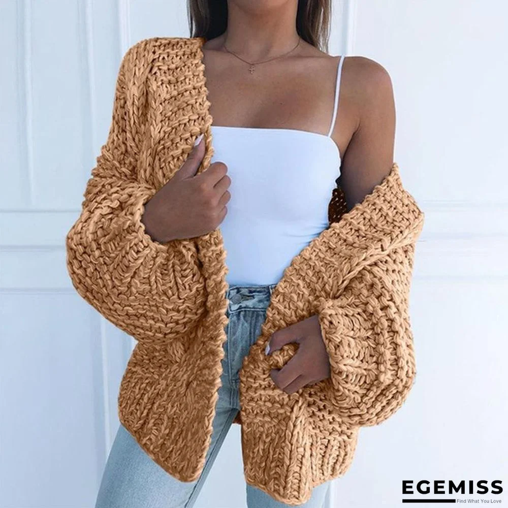 Large Sleeve Cardigan Sweater for Women | EGEMISS