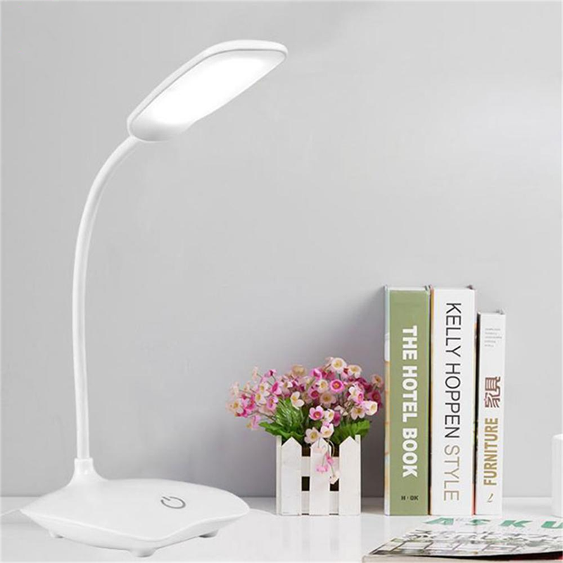LED Desk Light Foldable Dimmable Touch Table Lamp USB Powered table Light night light touch dimming portable lamp、、sdecorshop