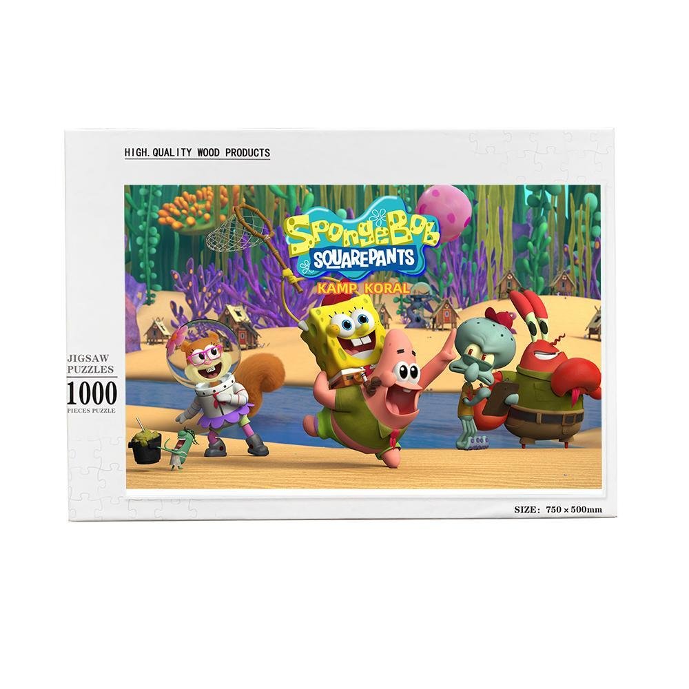 Spongebob Kamp Koral Jigsaw Puzzle Educational Interactive Toy 1000 Pieces