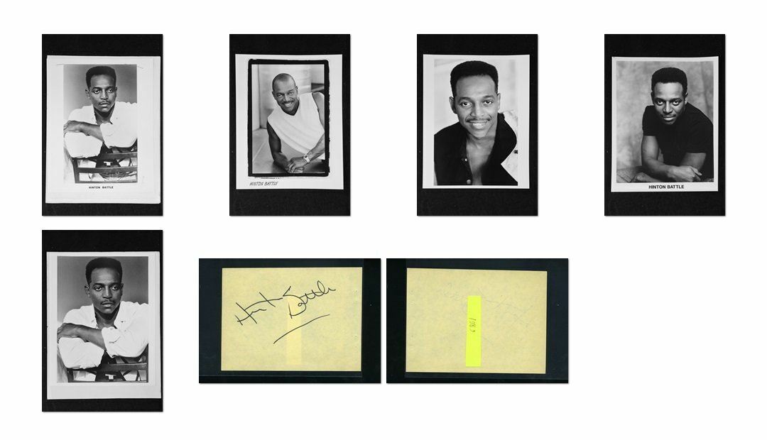 Hinton Battle - Signed Autograph and Headshot Photo Poster painting set - Red Dwarf