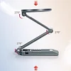 Magnetic Metal Folding Bracket Magsafe Aluminum Alloy Multi-Function Video Desktop Tripod Live Mobile Phone Clip Handheld Portable Selfie Stand Horizontal And Vertical Rotating Aka Base
